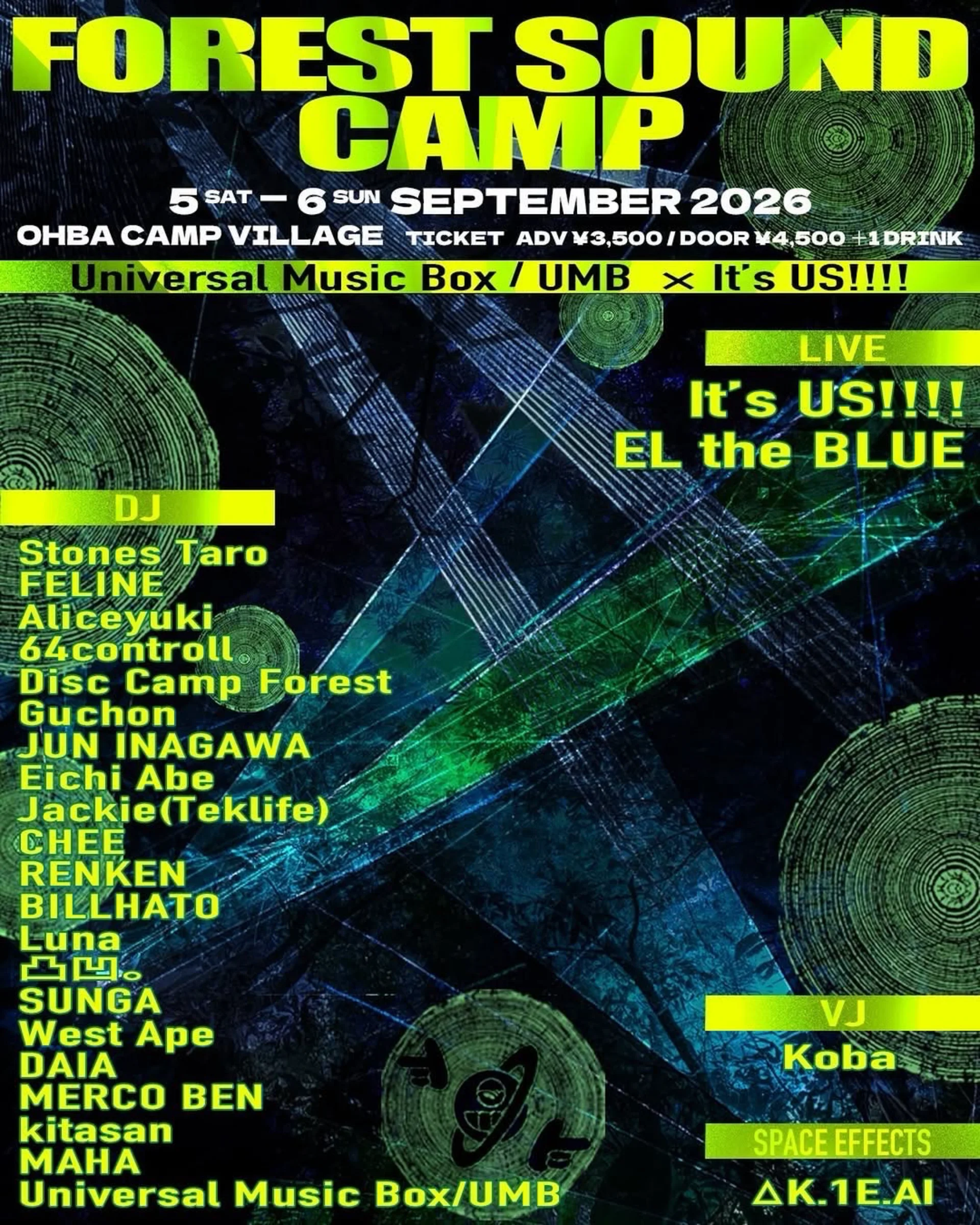 FOREST SOUND CAMP Flyer
